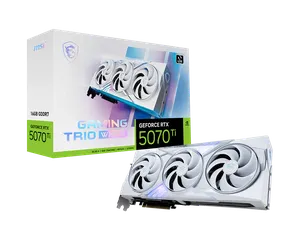 GeForce RTX 5070 Ti 16G GAMING TRIO WHITE